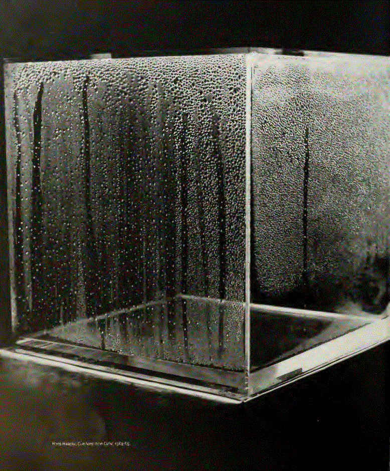 Hans Haacke’s “Condensation Cube” 
