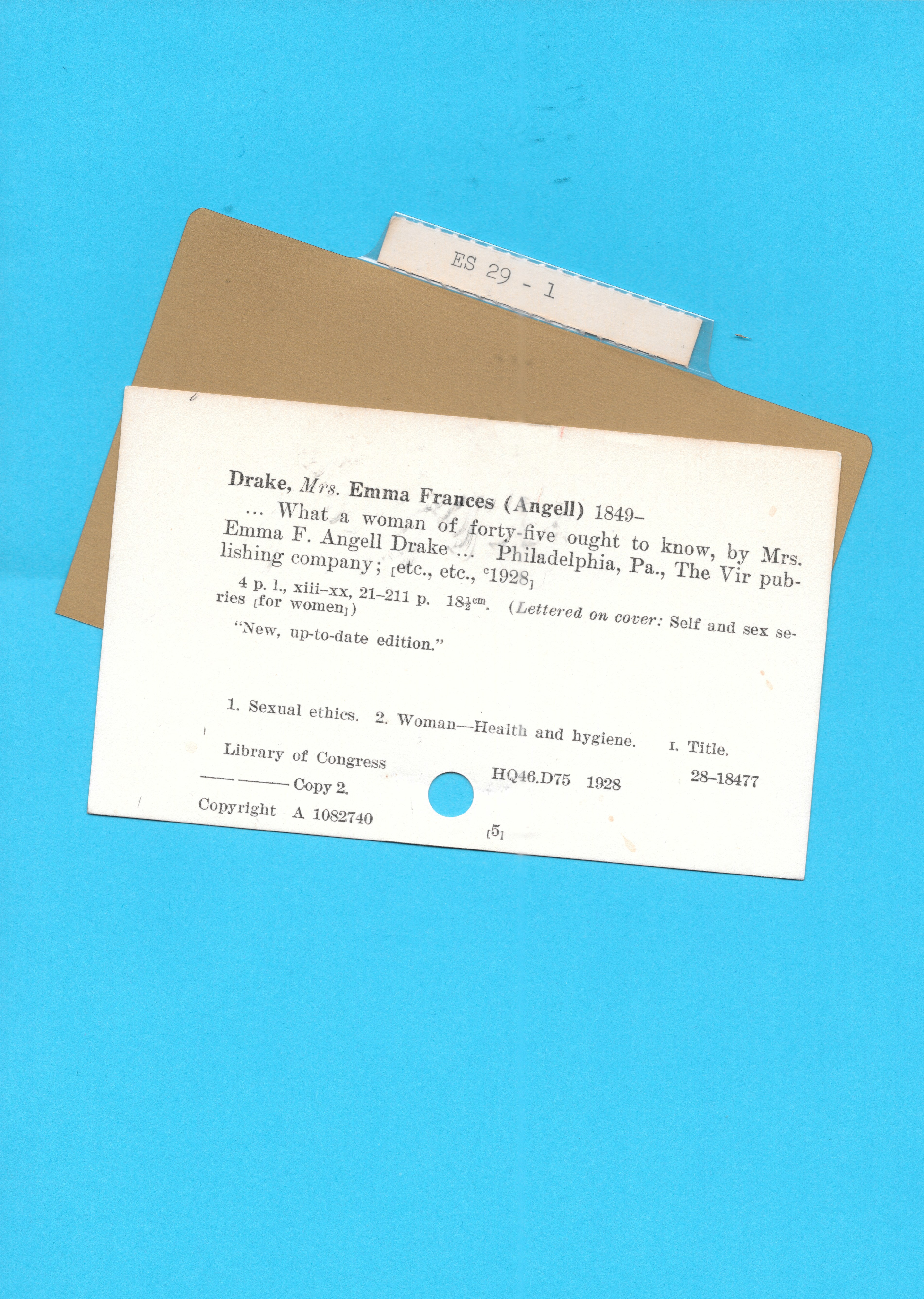 Photo of library cards over blue background taken by the author