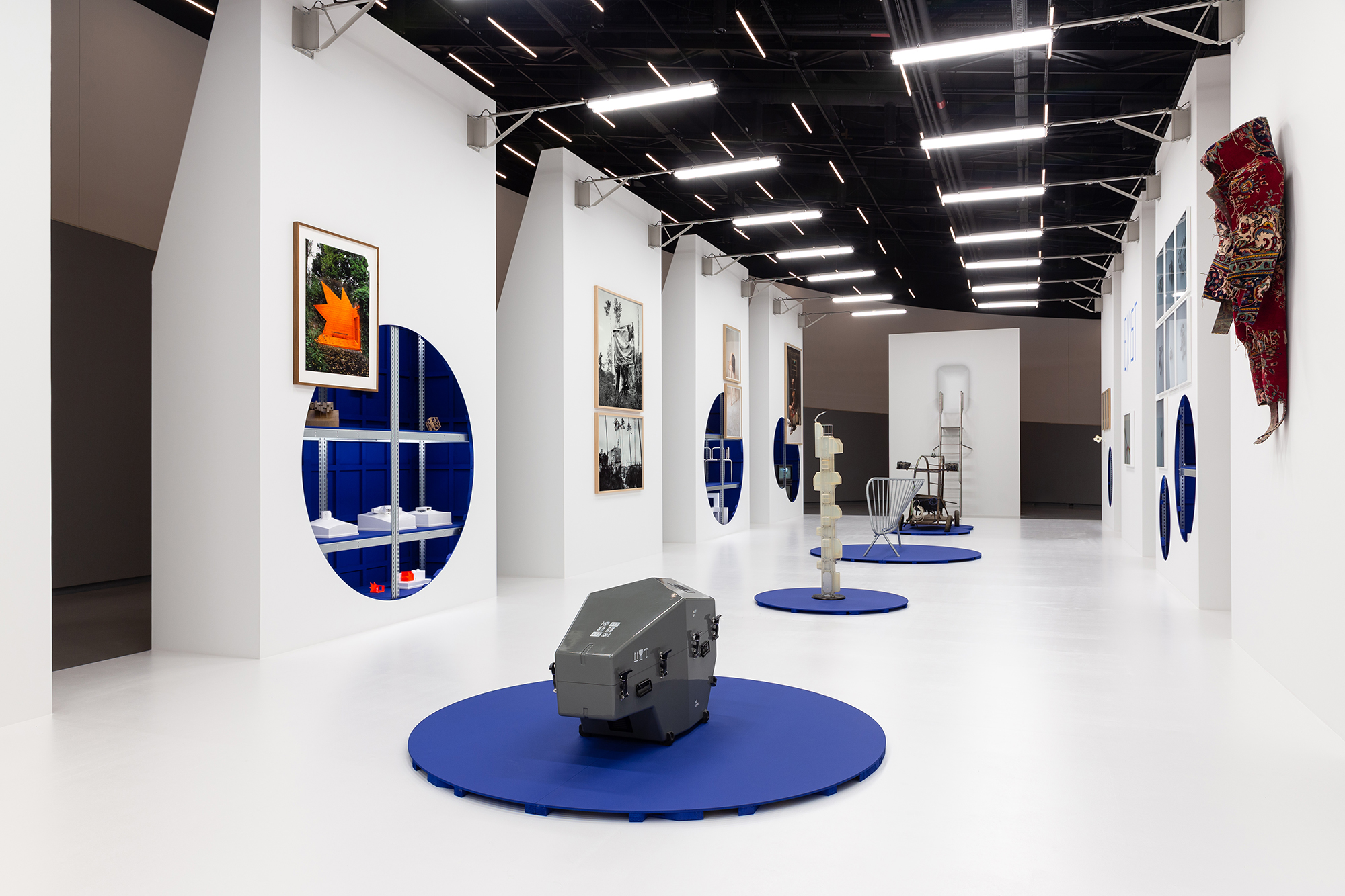 View of the exhibition EXIST/RESIST, Didier Fiúza Faustino, at maat, 2023. (Photo: Bruno Lopes)