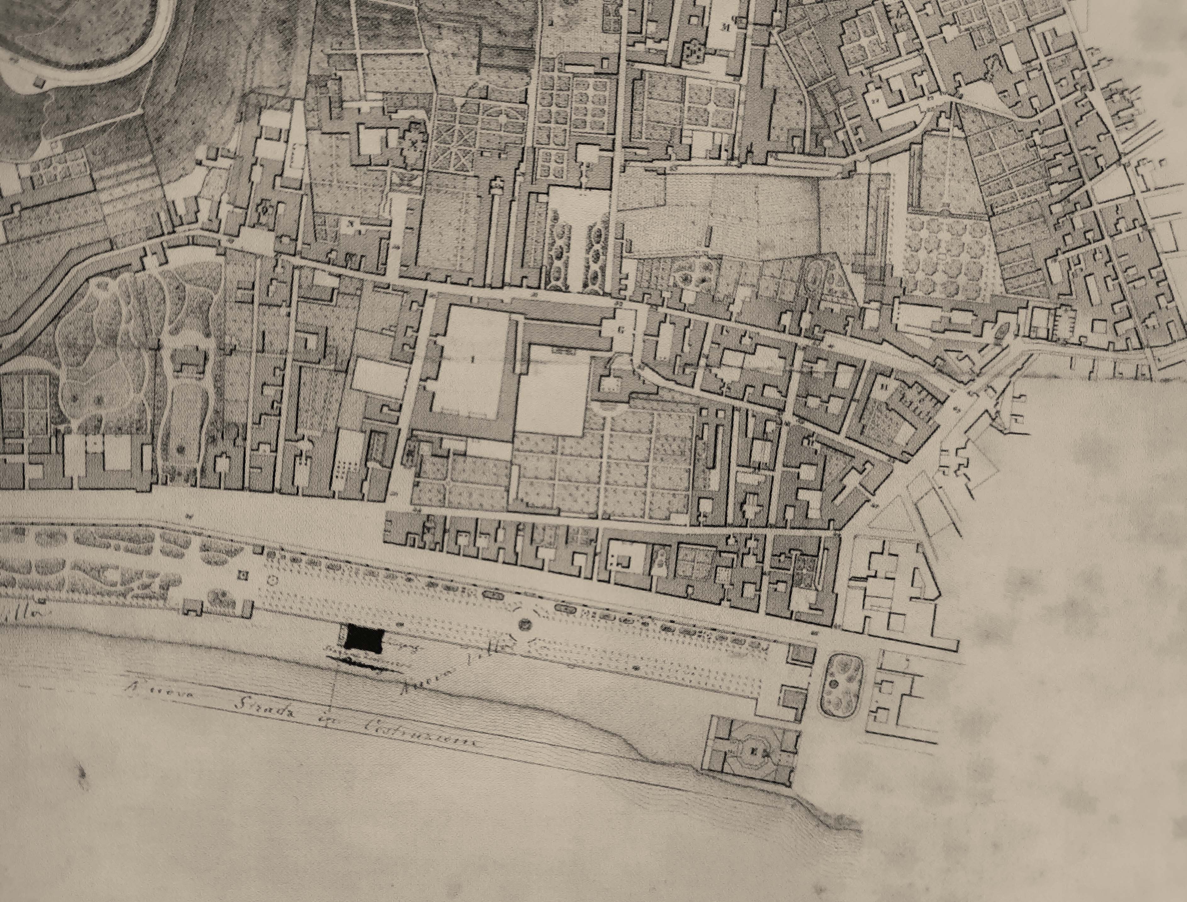 Planimetria della citta di Napoli, 1862