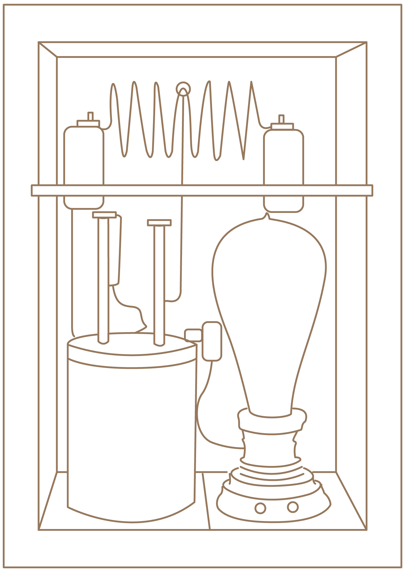 Edison Chemical Meter Replica, 1882